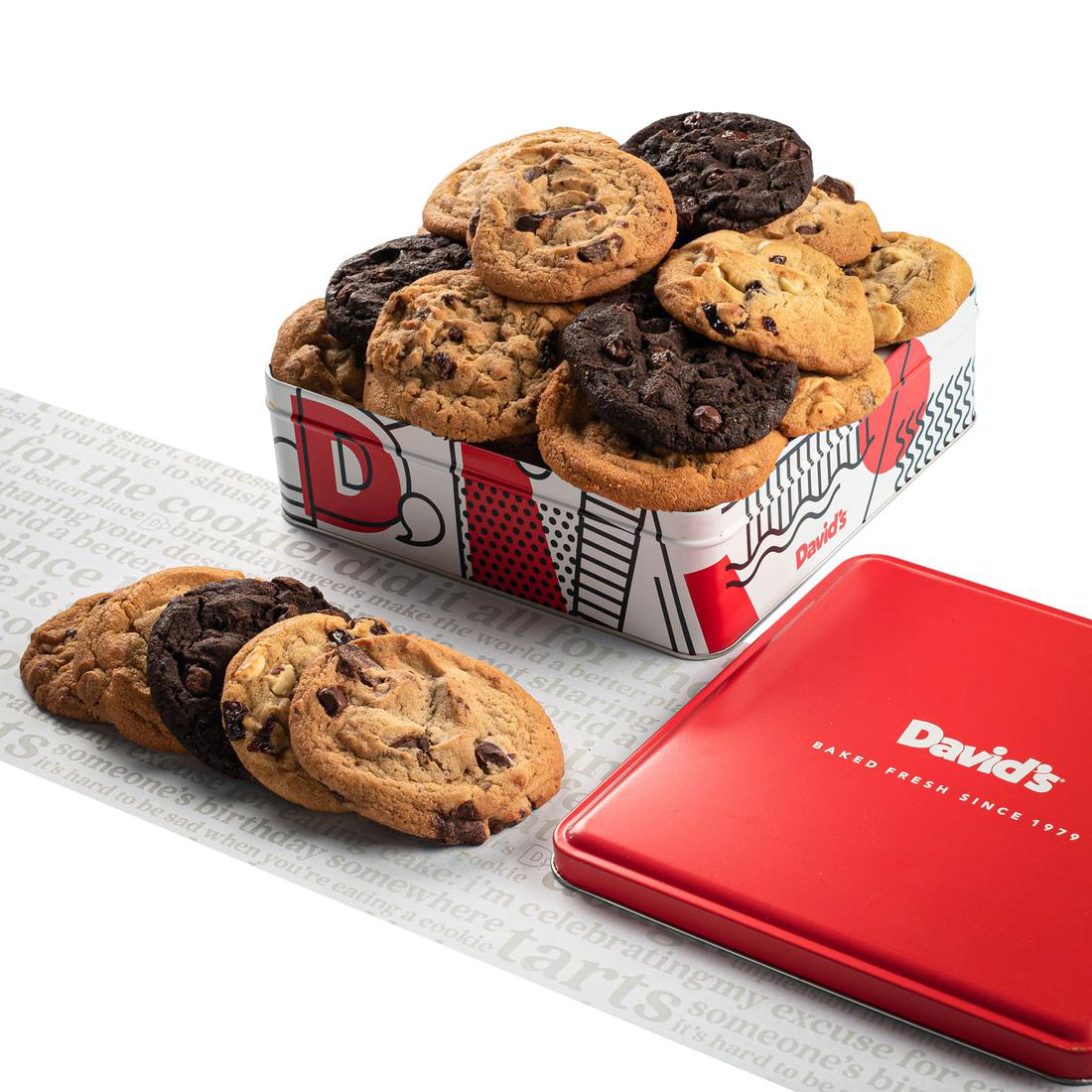 Fresh Baked Assorted Cookies Tin - Image 4